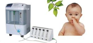 10 Lpm medische zuurstofconcentrator met 5-weg stroomverdeler