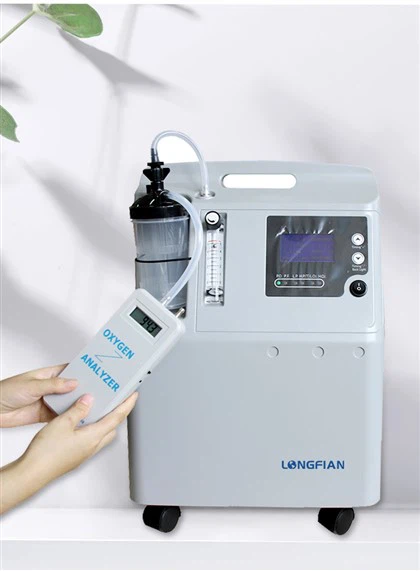 Draagbare zuurstofgasdetector O2-analysator